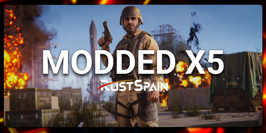 Баннер сервера RustSpain.com | EU España x5 (Full Wipe 02.07 07/02)